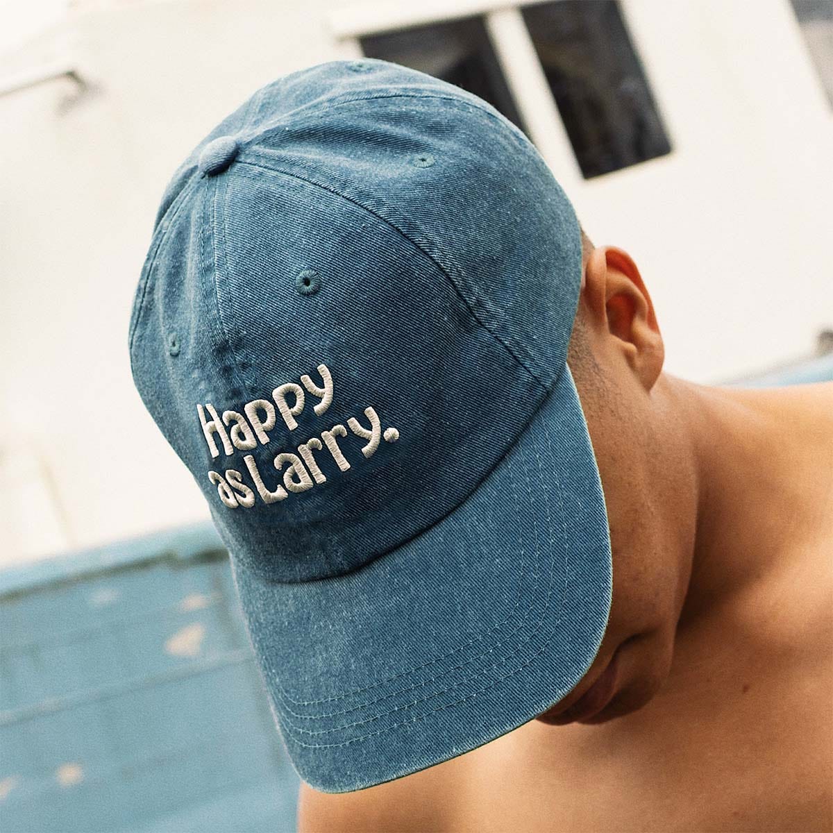 Skwosh Happy as Larry Cap in Navy Skwosh Happy as Larry Cap in Navy Splash Swimwear O/S 9352278048668