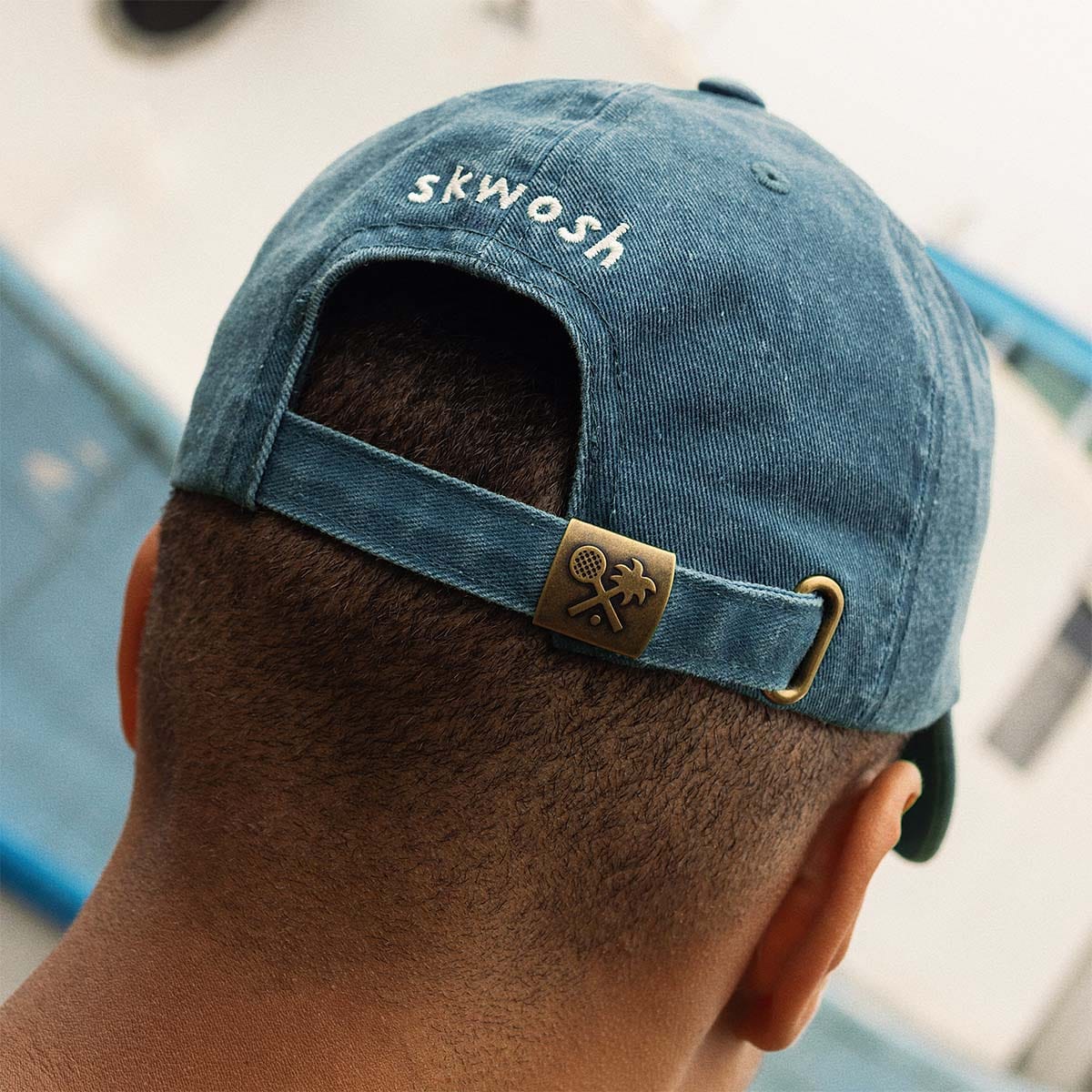 Skwosh Happy as Larry Cap in Navy Skwosh Happy as Larry Cap in Navy Splash Swimwear O/S 9352278048668