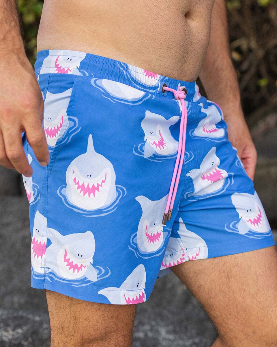 Skwosh Jolly Jaws Swim Shorts Jolly Jaws Swim Shorts Splash Swimwear Mens Clothing