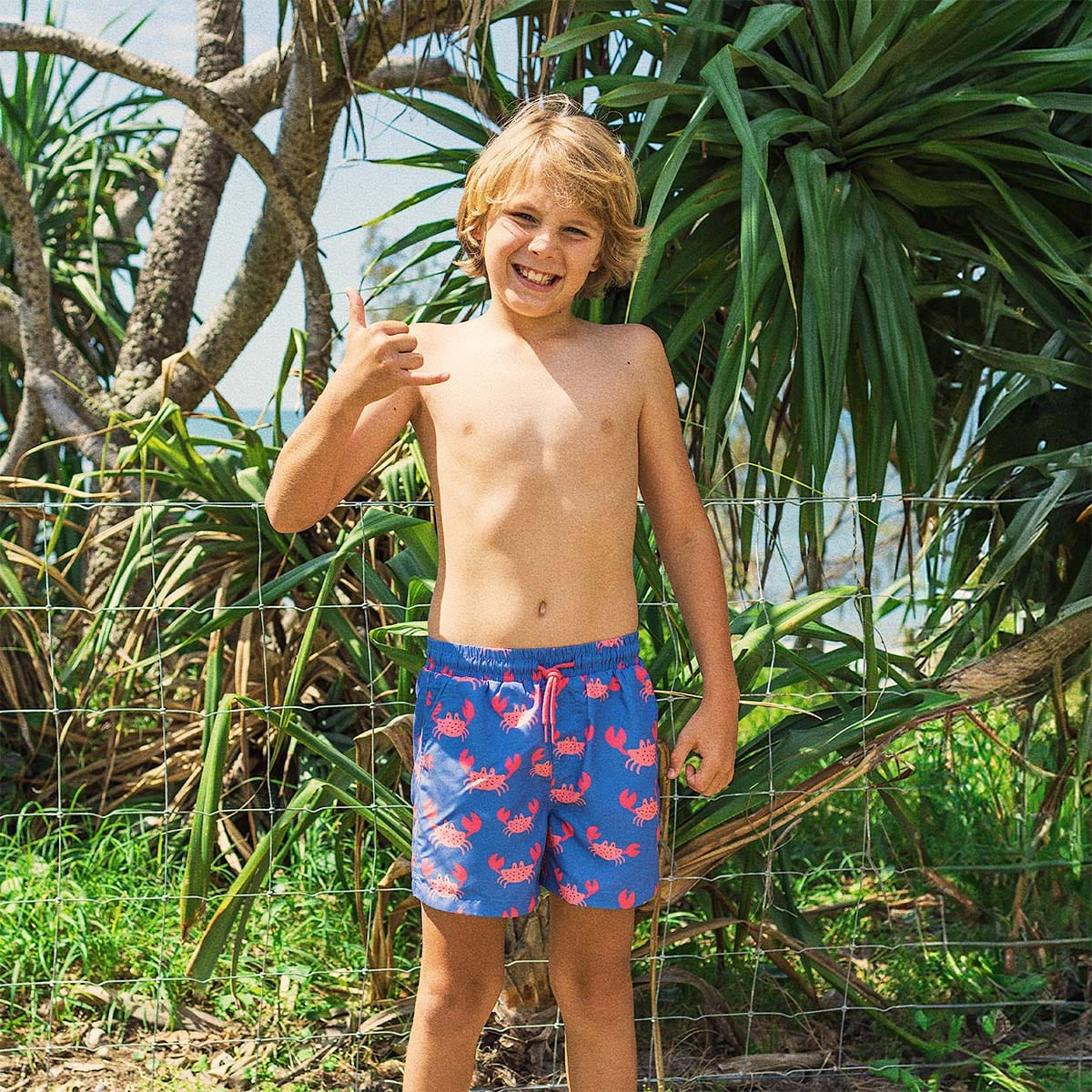 Skwosh Mr. Pinchy Boys Swim Shorts Mr. Pinchy Boys Swim Shorts Splash Swimwear kids
