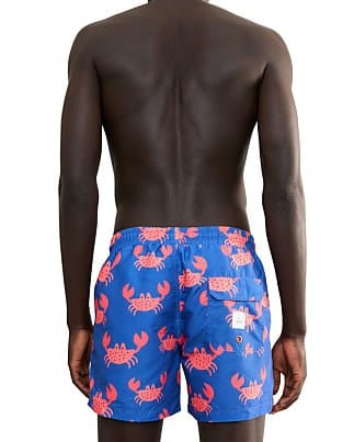 Skwosh Mr Pinchy Mens Swim Shorts -Blue Mr Pinchy Mens Swim Shorts -Blue Splash Swimwear Mens Clothing