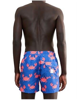 Skwosh Mr Pinchy Mens Swim Shorts -Blue Mr Pinchy Mens Swim Shorts -Blue Splash Swimwear Mens Clothing