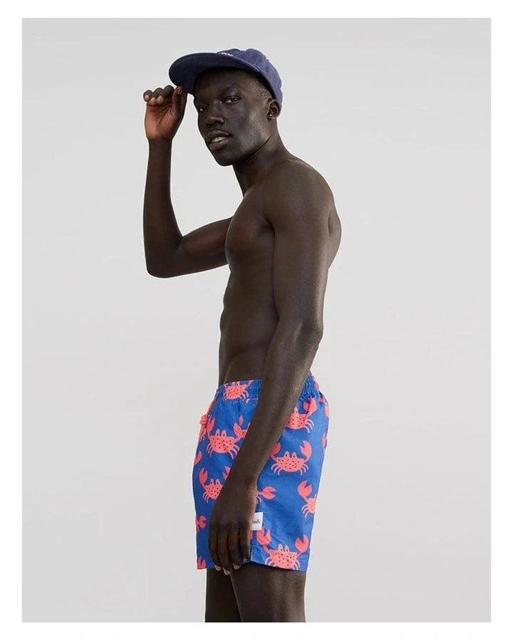 Skwosh Mr Pinchy Mens Swim Shorts -Blue Mr Pinchy Mens Swim Shorts -Blue Splash Swimwear Mens Clothing