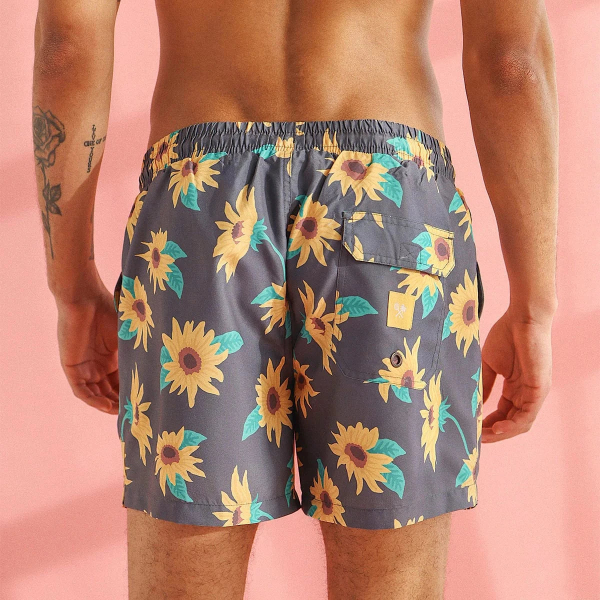 Skwosh Sunny Boy Mens Swim Shorts - Charcoal Skwosh Sunny Boy Mens Swim Shorts - Charcoal Splash Swimwear Mens Clothing