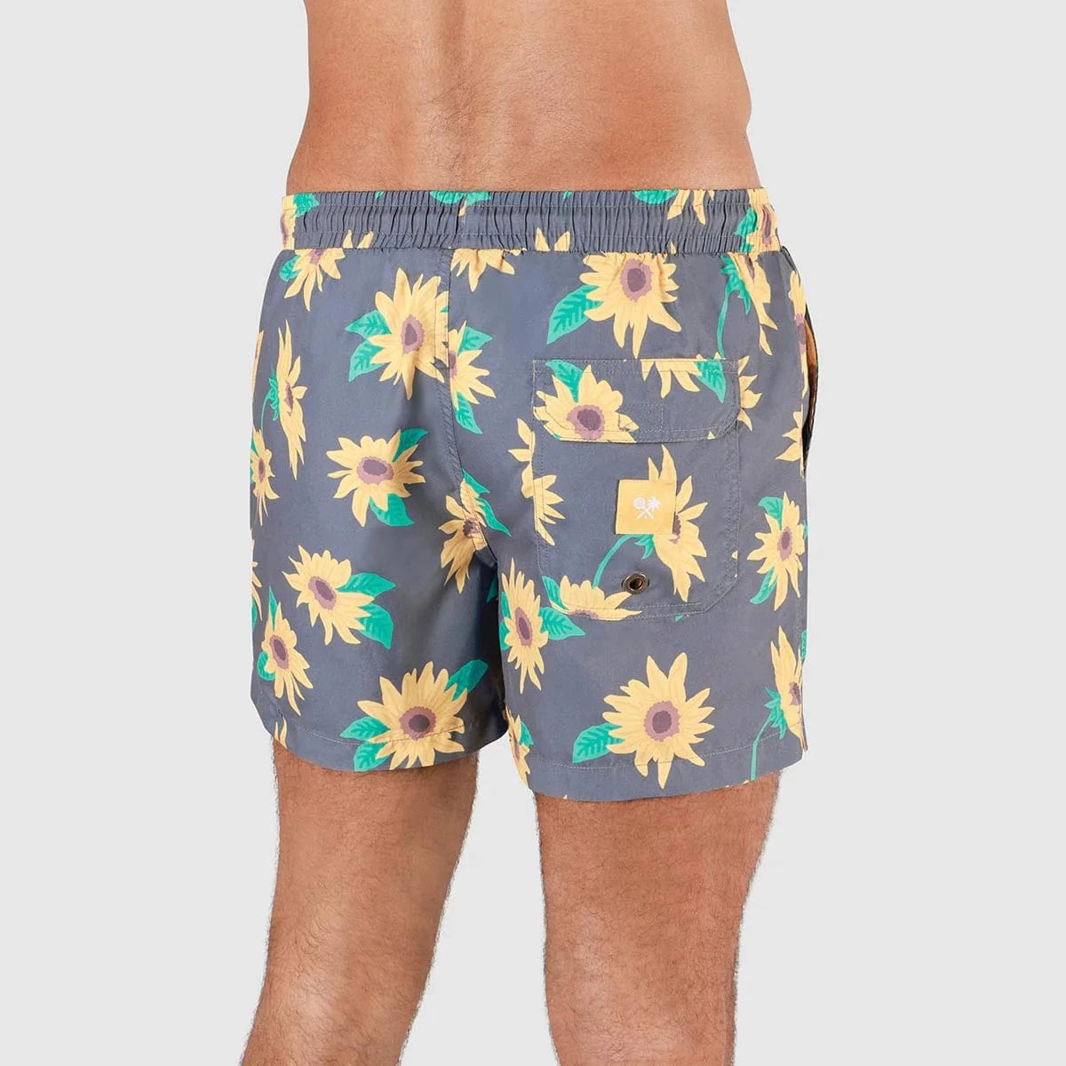 Skwosh Sunny Boy Mens Swim Shorts - Charcoal Skwosh Sunny Boy Mens Swim Shorts - Charcoal Splash Swimwear Mens Clothing