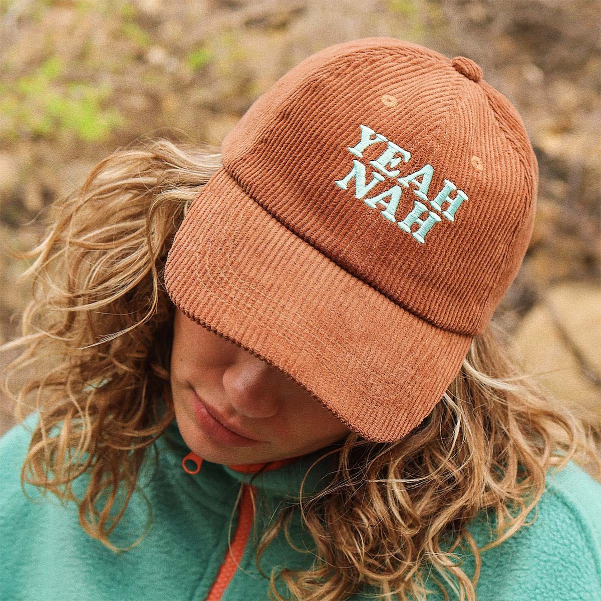 Skwosh Yeah Nah Cord Cap - Tobacco OLSKACS0005 Skwosh Yeah Nah Cord Cap - Tobacco Splash Swimwear O/S 9352278051644