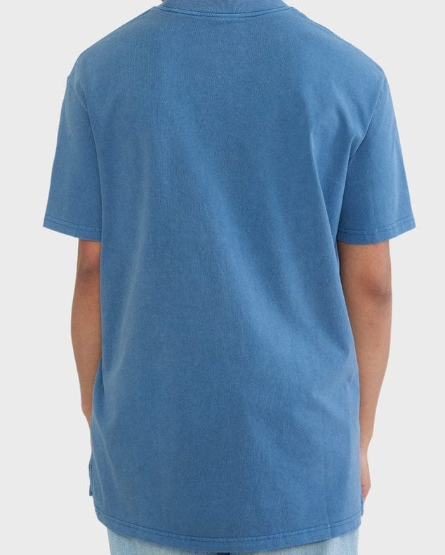 Skwosh Yeah Nah Regular Tee - Blue Yeah Nah Regular Tee - Blue Splash Swimwear Mens Clothing