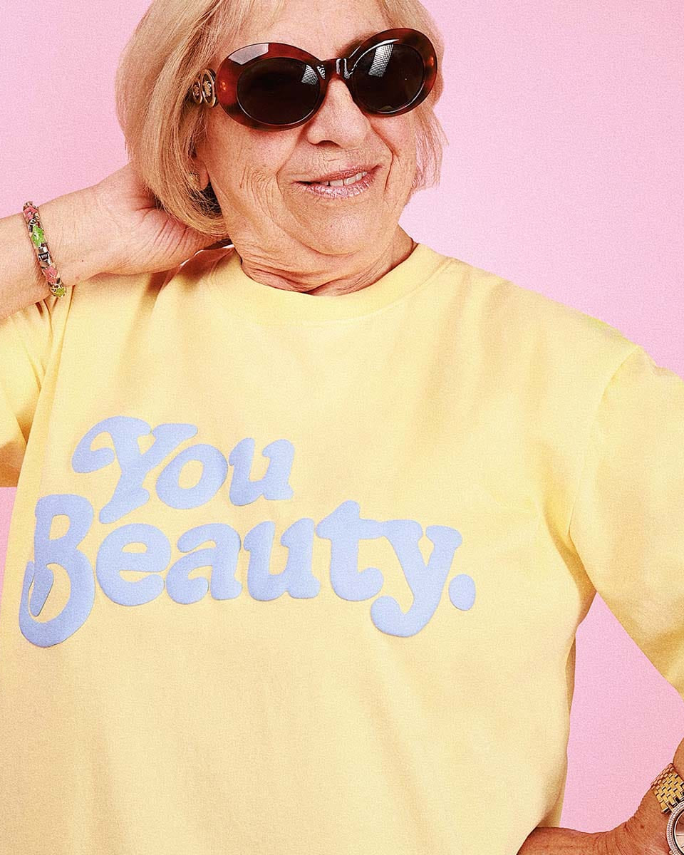 Skwosh You Beauty Regular Tee in Lemon You Beauty Regular Tee in Lemon Splash Swimwear Mens Clothing