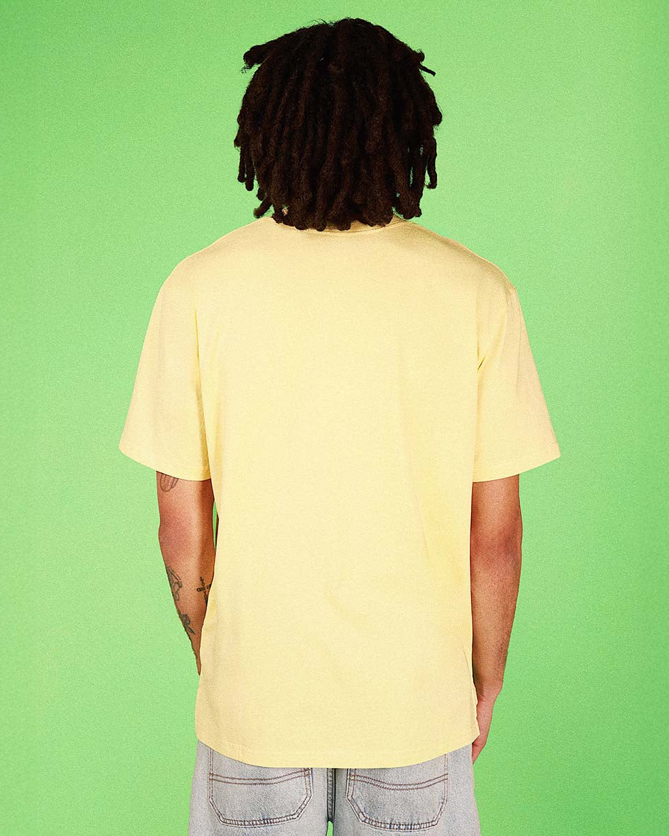 Skwosh You Beauty Regular Tee in Lemon You Beauty Regular Tee in Lemon Splash Swimwear Mens Clothing