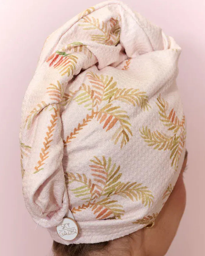 Sky Gazer Quick Dry Hair Wrap - Mooloolaba Sky Gazer Quick Dry Hair Wrap - Malua Splash Swimwear Beach Towels 602697375128