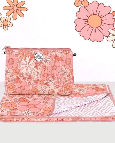 Sky Gazer Sky Gazer Culture Flower Power - Sand Free Towel Sky Gazer Culture Flower Power - Sand Free Towel Splash Swimwear Bags Sand / Large 667758503865