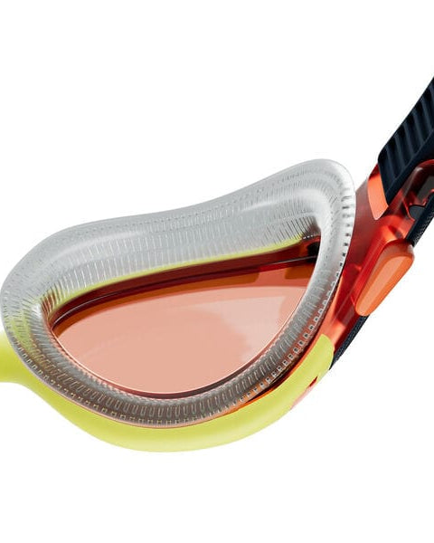 Speedo Biofuse 2.0 Goggles - True Navy/Hyper/Orange 8-00233214507 Splash Swimwear Goggles 5059937275567