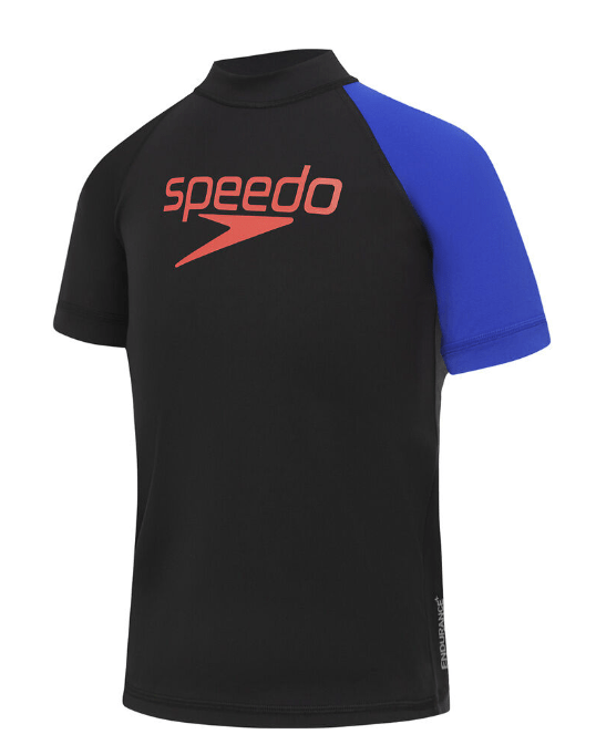 Speedo Boys Logo Rashtop Splash Swimwear kids