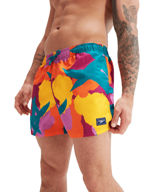 Speedo Mens Digital 14 inch Leisure Short Speedo Mens Essential Short Sleeve Swim Tee Splash Swimwear Mens