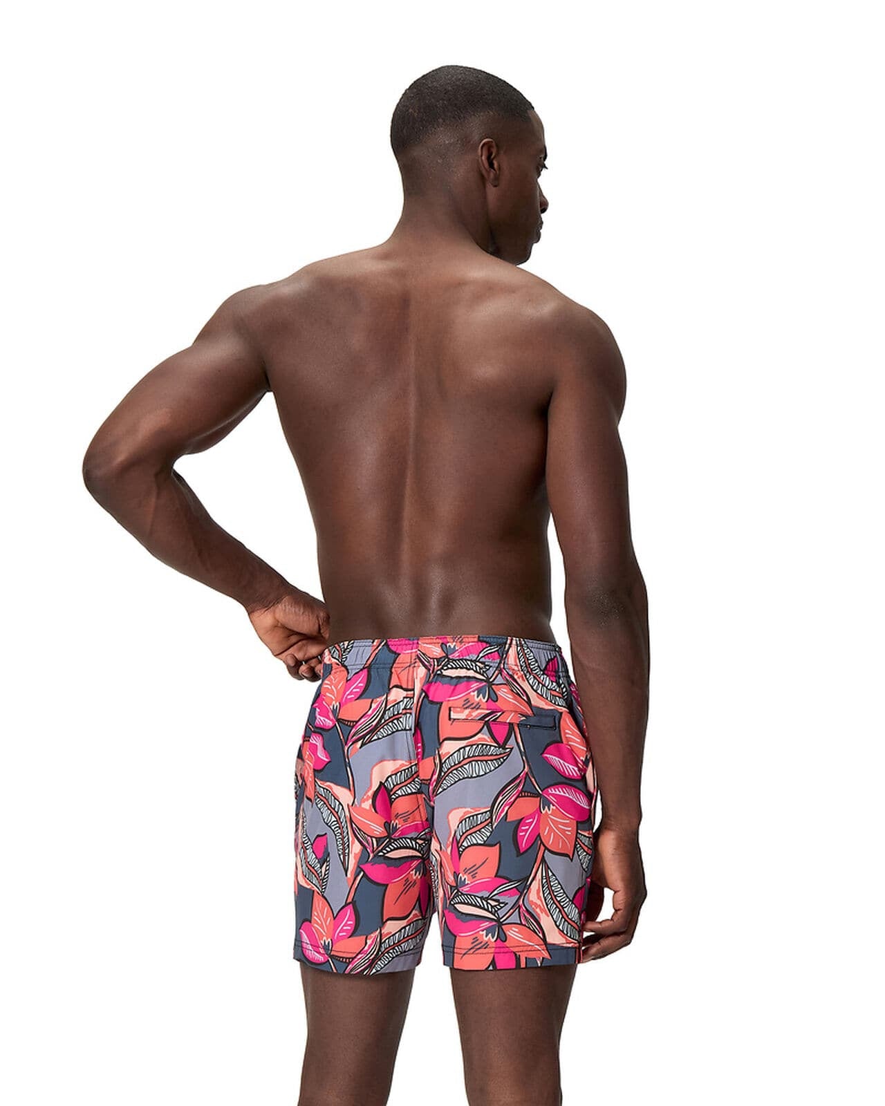 Speedo Mens Redondo Edge Volley 16" - Trop Coral Mens Redondo Edge Volley 16" - Trop Coral Splash Swimwear