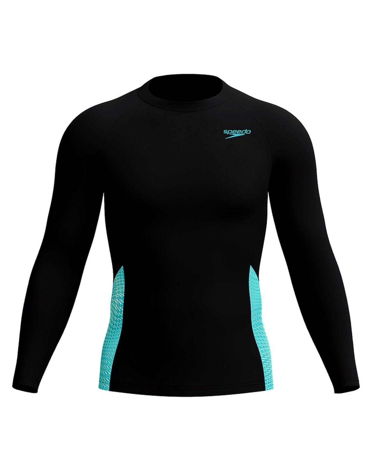 Speedo Speedo Mens Endurance+ Splice Rash Top Speedo Mens Endurance+ Splice Rash Top Splash Swimwear Mens