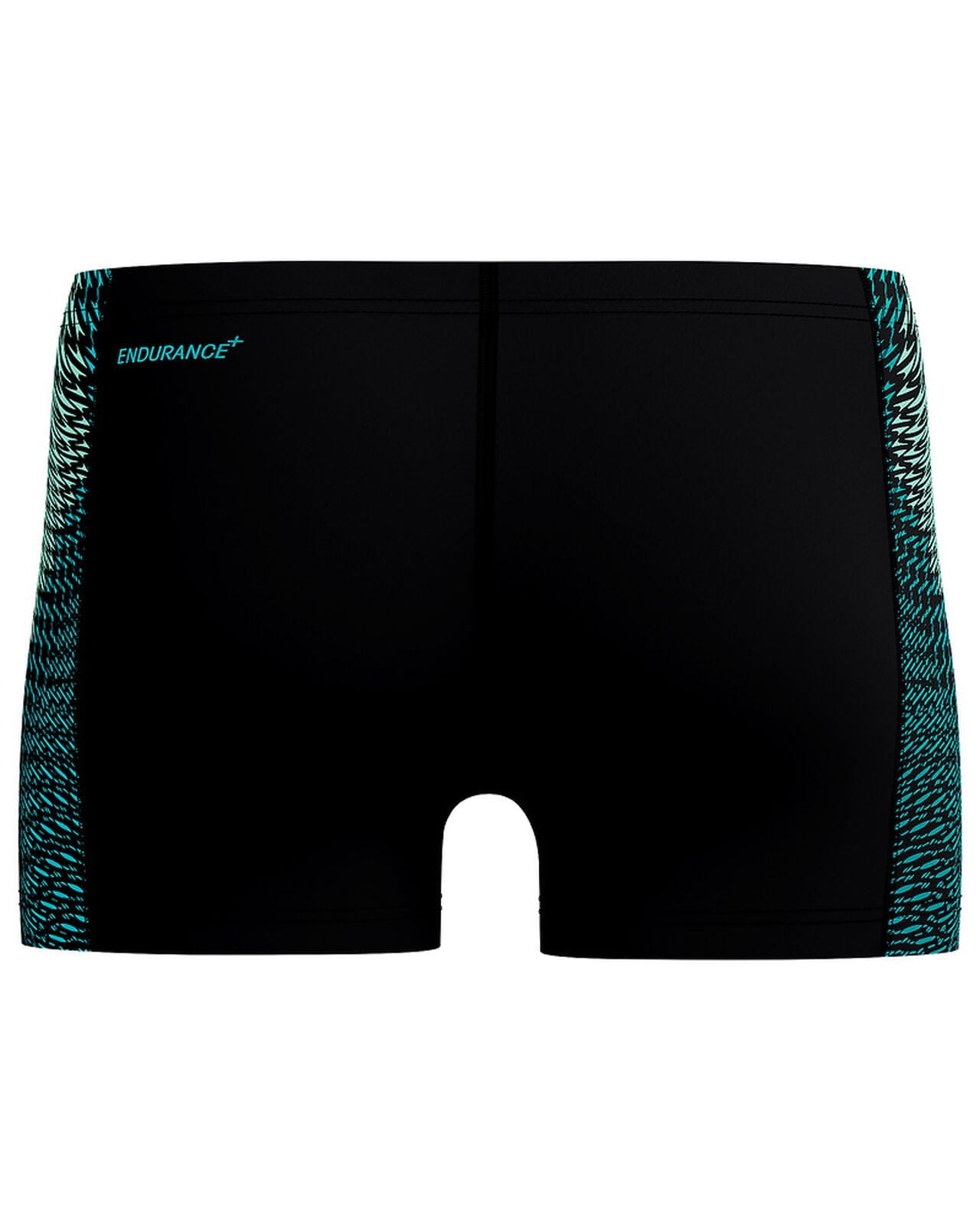Speedo Speedo Mens Endurance+ Tech Panel Aquashort - Black/Turquoise Gem Speedo Mens Endurance+ Tech Panel Aquashort - Black/Turquoise Gem Splash Swimwear Mens