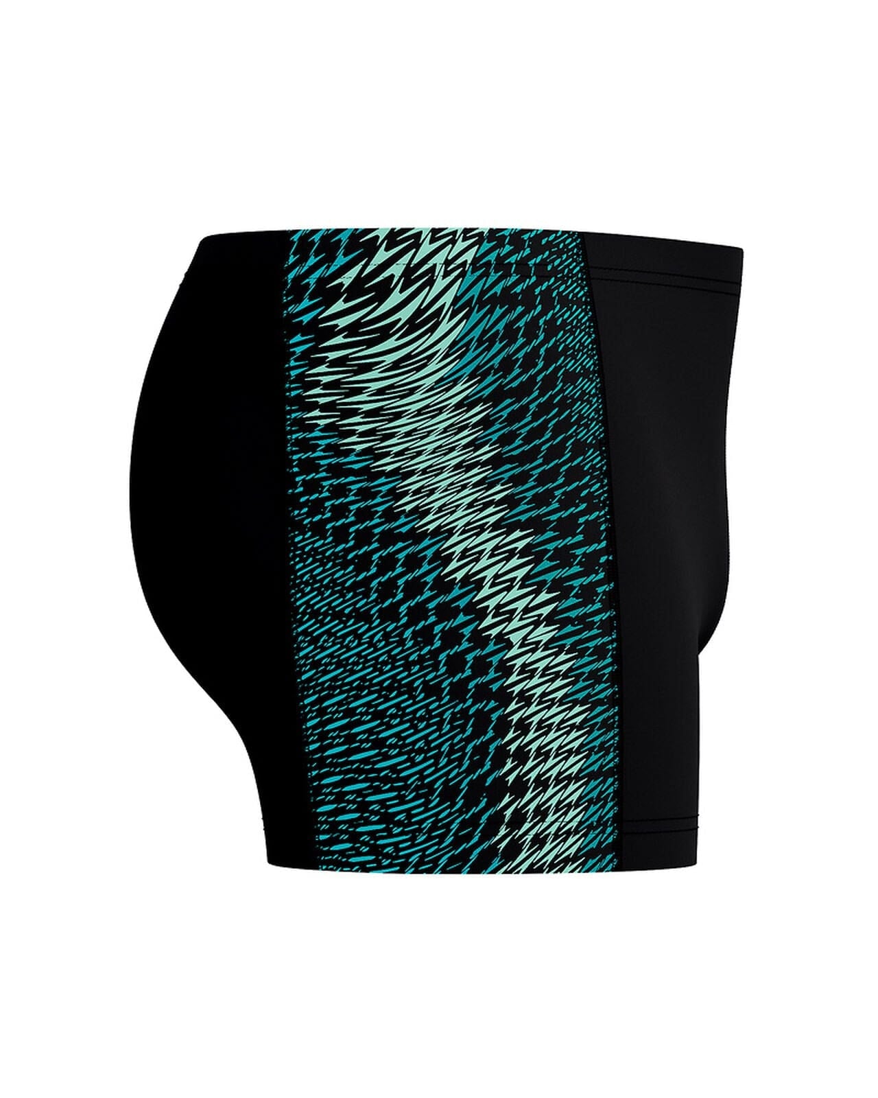 Speedo Speedo Mens Endurance+ Tech Panel Aquashort - Black/Turquoise Gem Speedo Mens Endurance+ Tech Panel Aquashort - Black/Turquoise Gem Splash Swimwear Mens