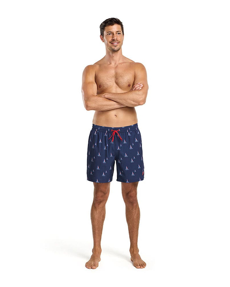 Speedo Speedo Mens Sail Boat Shorties Speedo Mens Sail Boat Shorties Splash Swimwear Mens