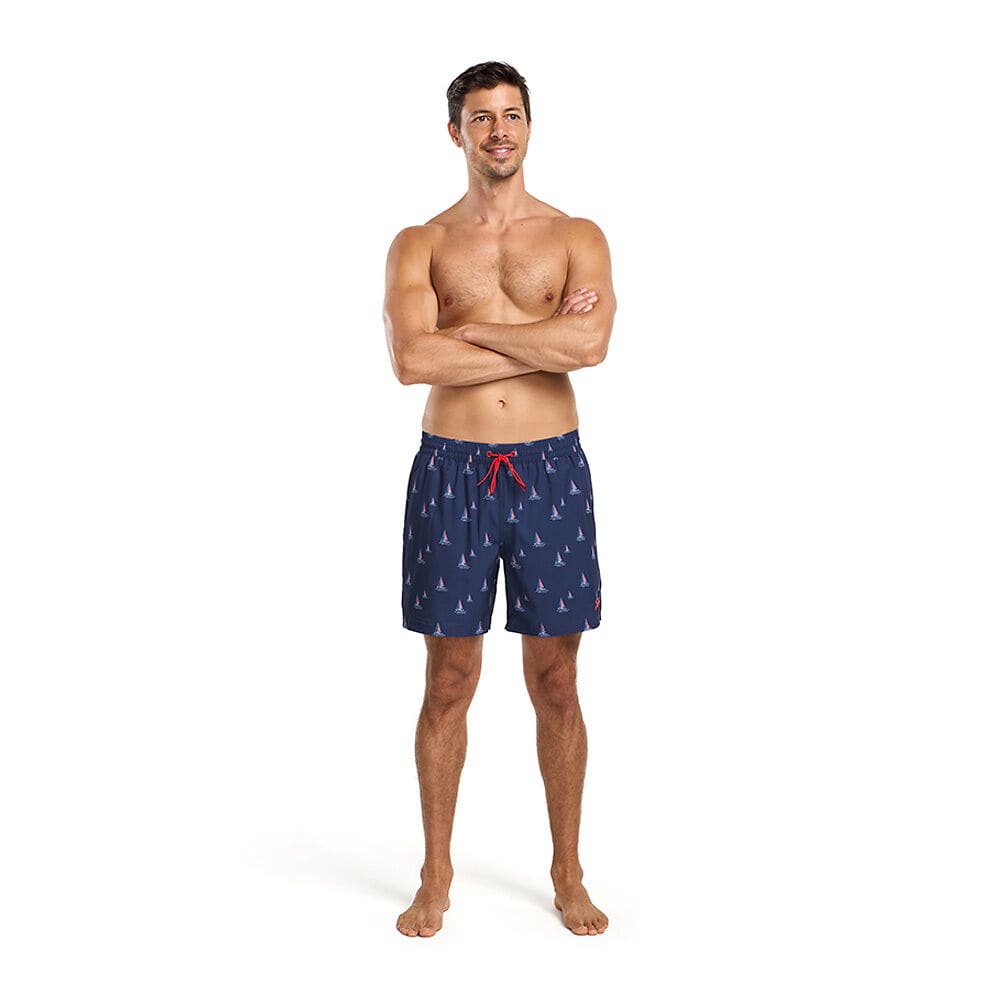 Speedo Speedo Mens Sail Boat Shorties Speedo Mens Sail Boat Shorties Splash Swimwear Mens