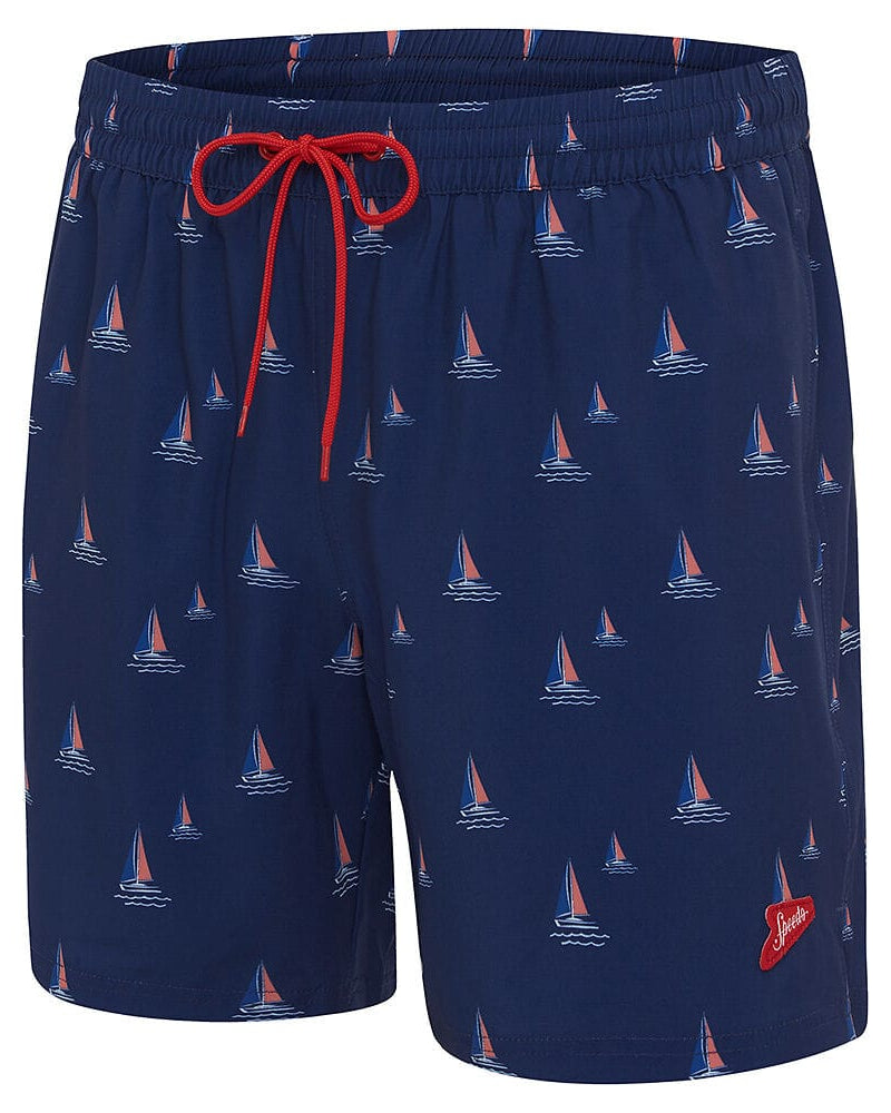 Speedo Speedo Mens Sail Boat Shorties Speedo Mens Sail Boat Shorties Splash Swimwear Mens