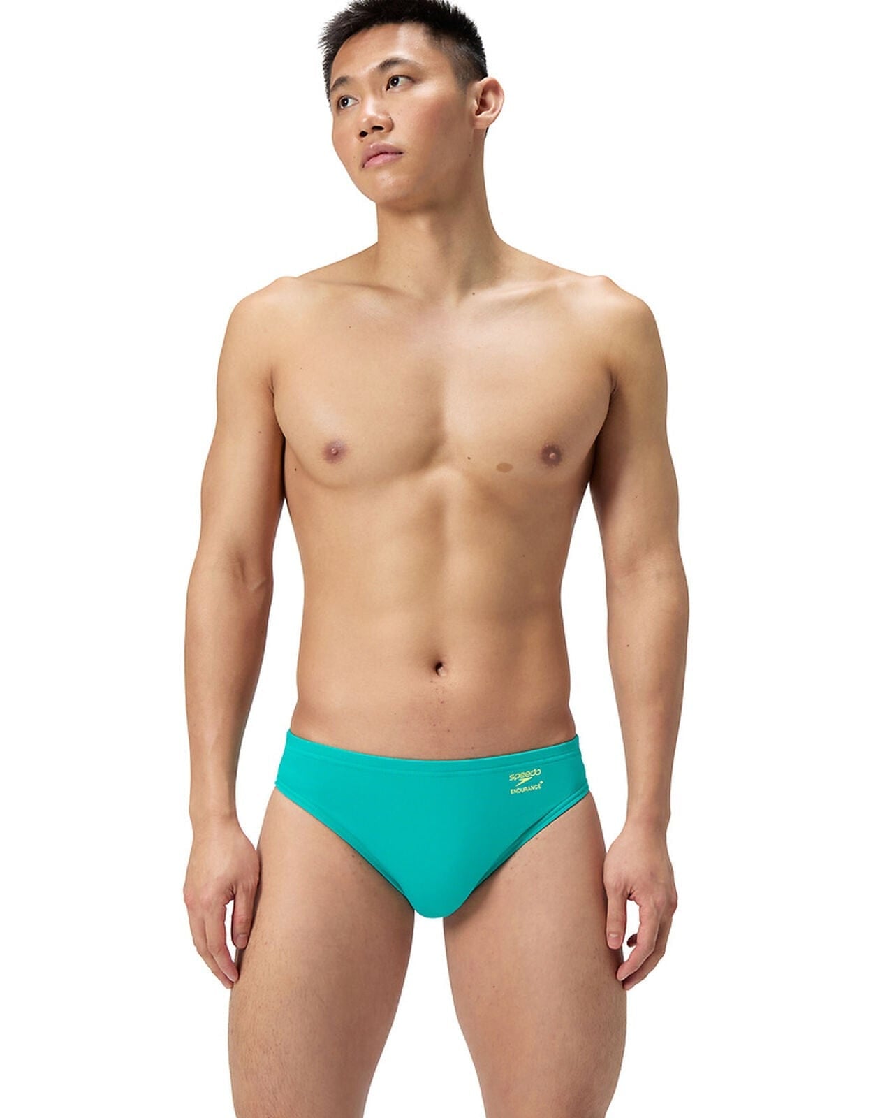 Speedo Speedo Mens Solid Brief 8-00518616569 Speedo Mens Solid Brief Splash Swimwear Mens Turquoise Gem / M/32" 5059937892092