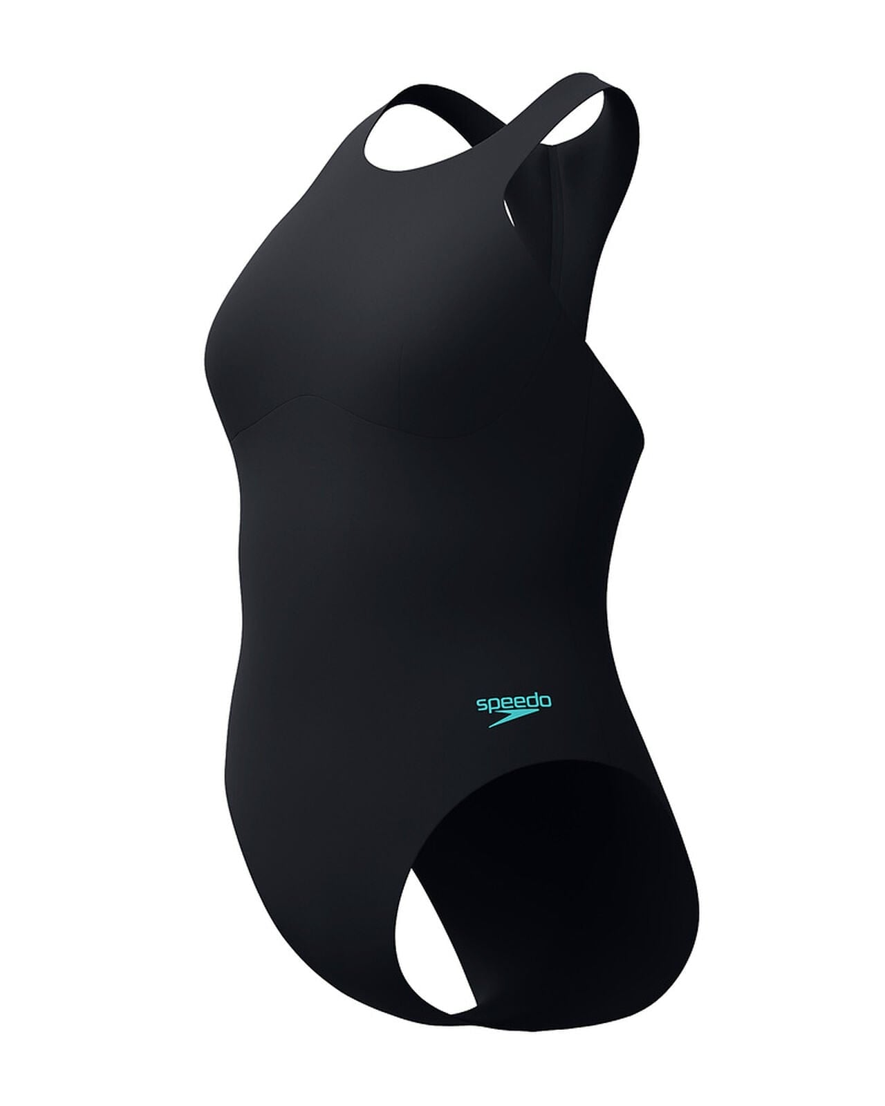 Speedo Speedo Womens Racer Zip Swimsuit - Anthracite Speedo Womens Racer Zip Swimsuit - Anthracite Splash Swimwear