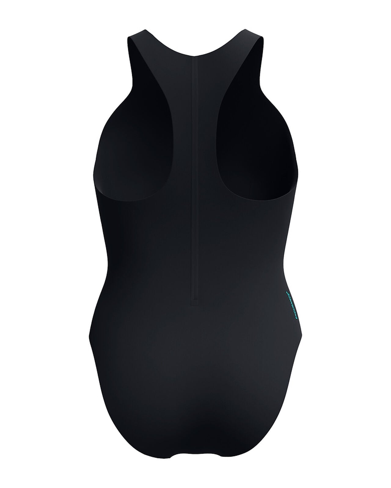 Speedo Speedo Womens Racer Zip Swimsuit - Anthracite Speedo Womens Racer Zip Swimsuit - Anthracite Splash Swimwear
