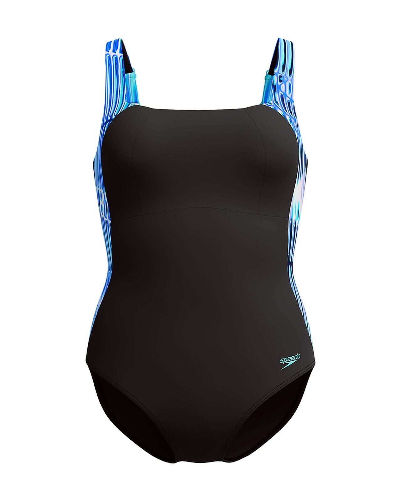 Speedo Speedo Womens Shaping Lunalustre Printed One Piece Speedo Womens Shaping Lunalustre Printed One Piece Splash Swimwear