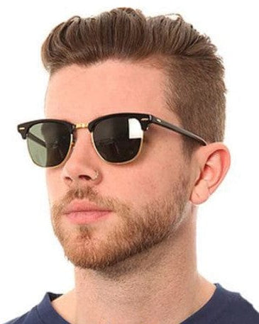 Splash Swimwear Classic Semi Rimless Sunnies Splash Swimwear Black 1000012148