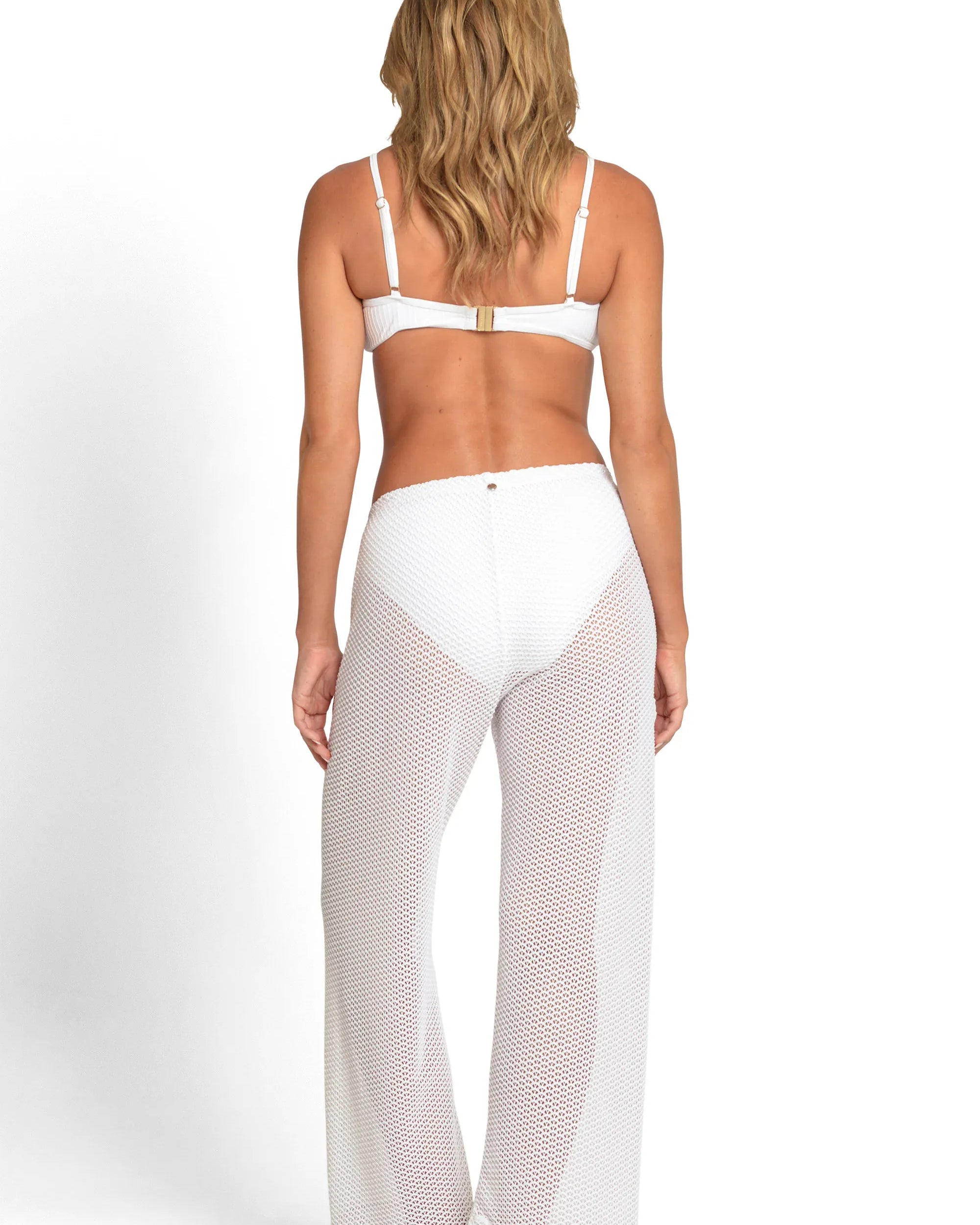 Splash Swimwear Sunseeker Salt Mesh Pant - White Sunseeker Salt Mesh Pant - White Splash Swimwear