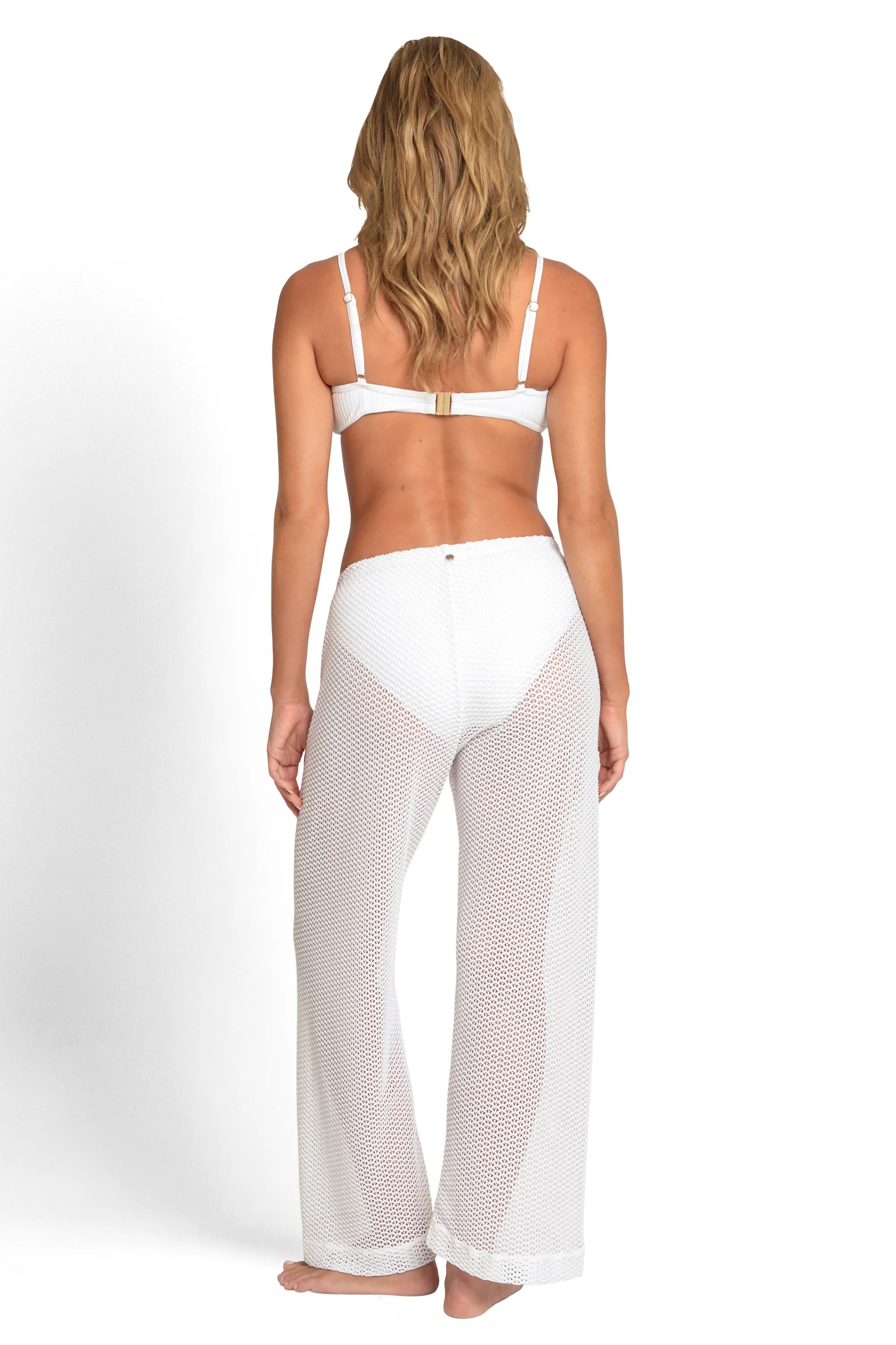 Splash Swimwear Sunseeker Salt Mesh Pant - White Sunseeker Salt Mesh Pant - White Splash Swimwear