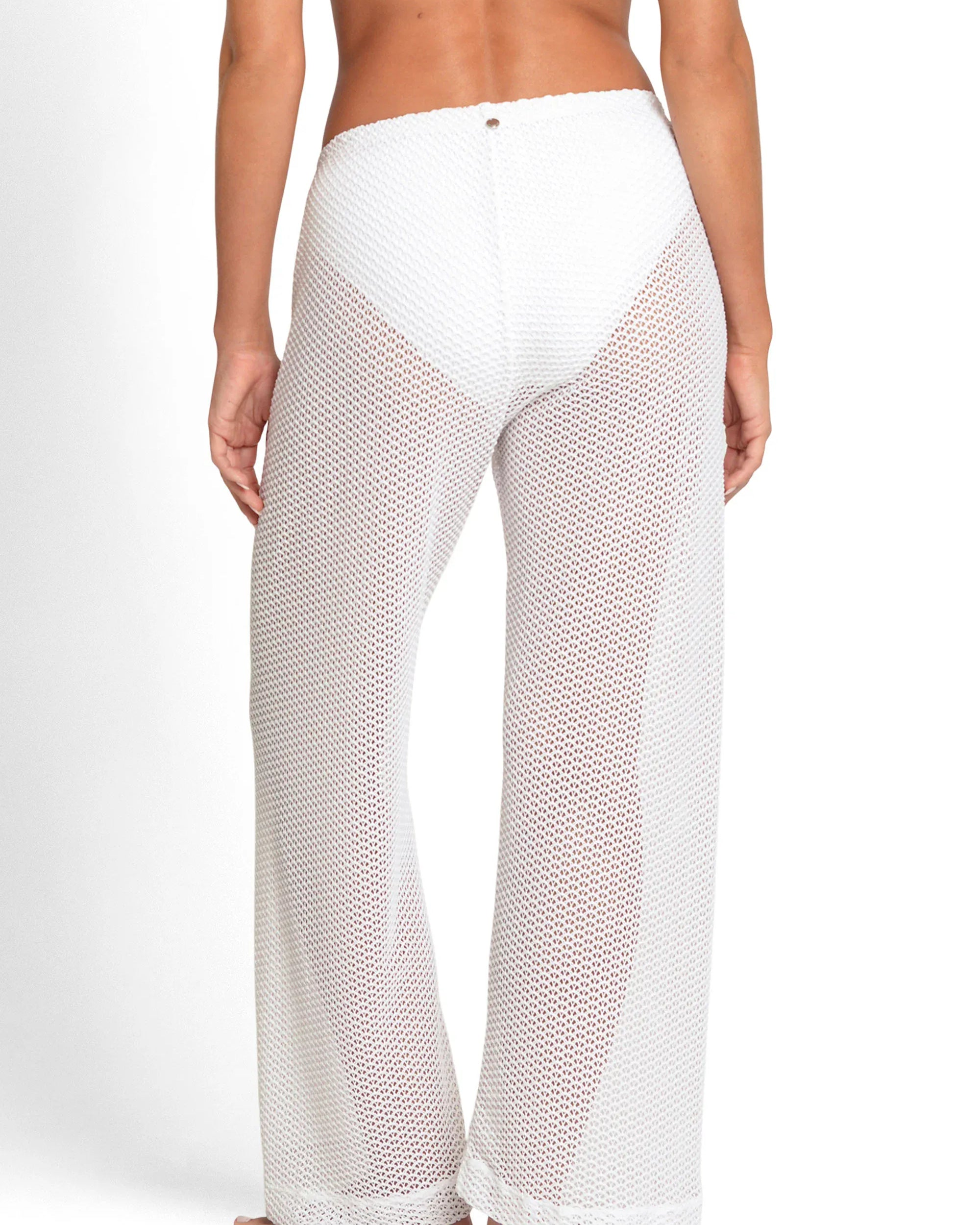 Splash Swimwear Sunseeker Salt Mesh Pant - White Sunseeker Salt Mesh Pant - White Splash Swimwear