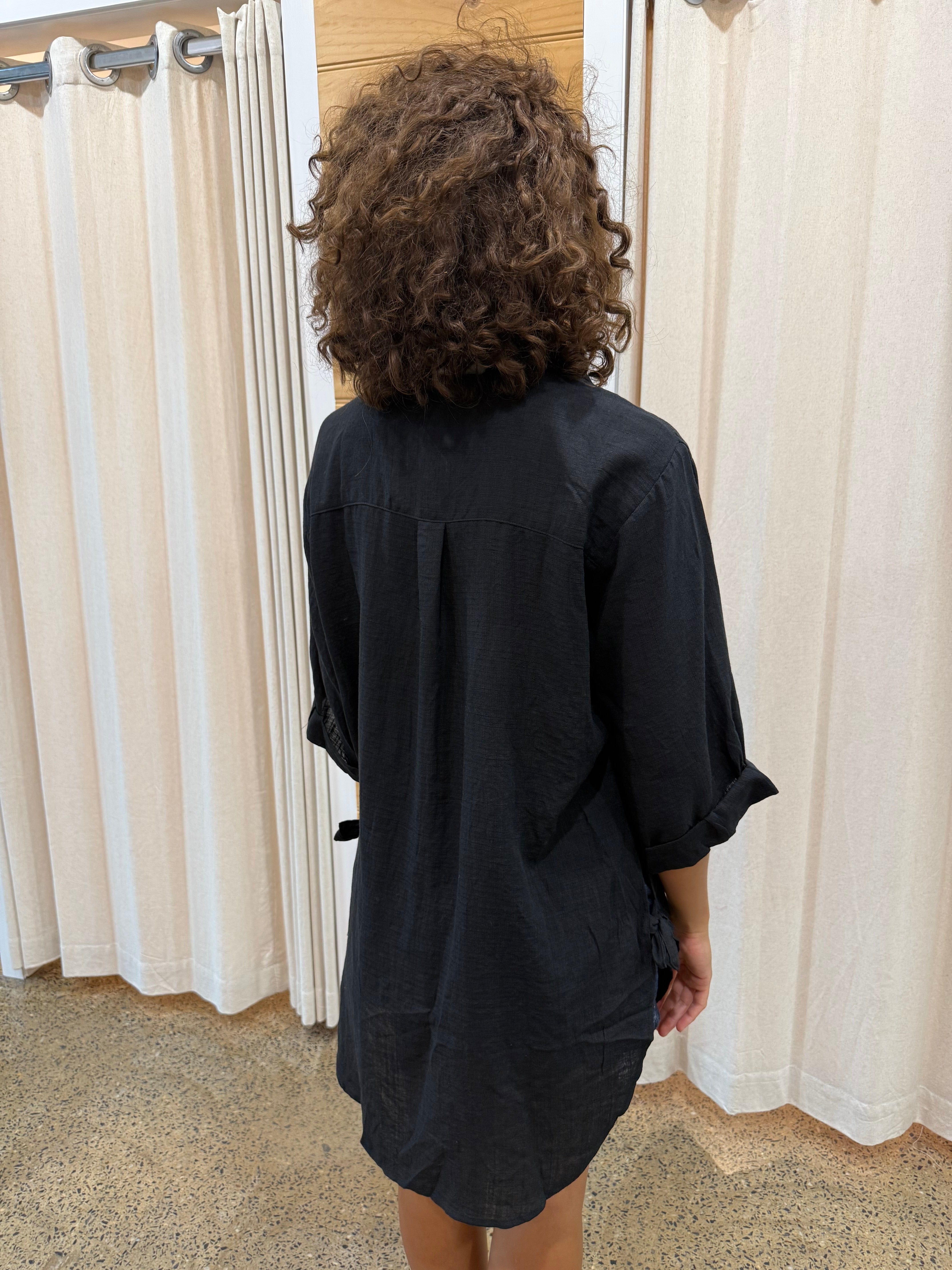 Style Box Lorraine Tie Side Shirt Lorraine Tie Side Shirt Splash Swimwear