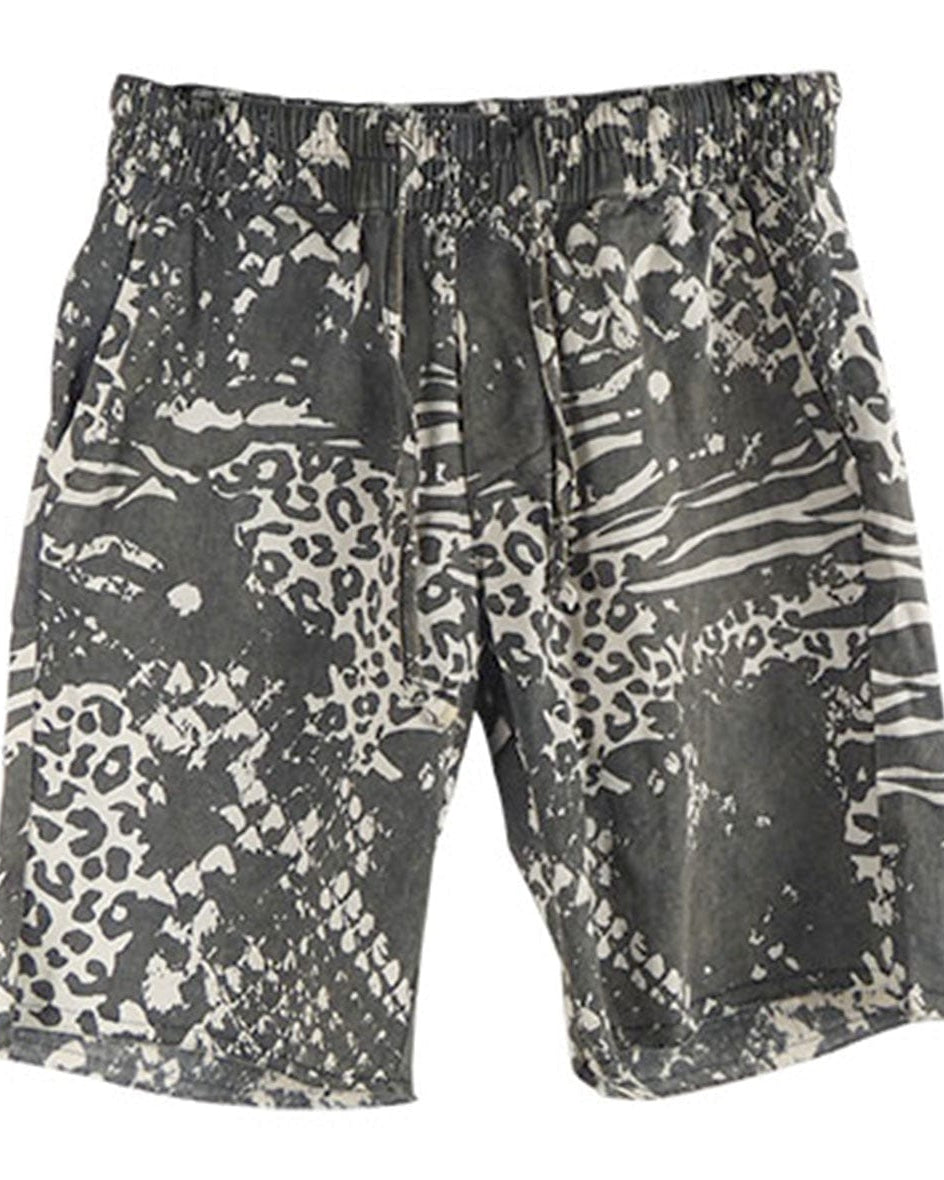 Suen Noaj Mens Roc Shorts - Fauna Print Splash Swimwear