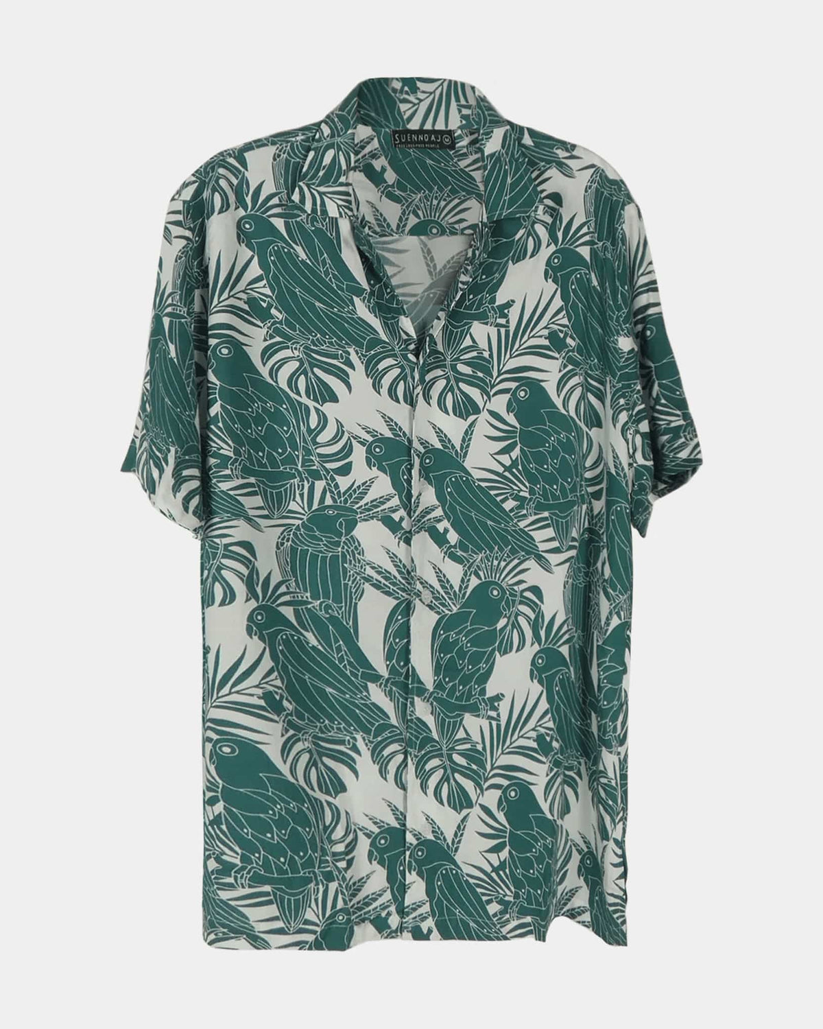 Suen Noaj Suennoaj Mens Elvis Tropical Parrot Suennoaj Mens Elvis Tropical Parrot Splash Swimwear Mens Shirt