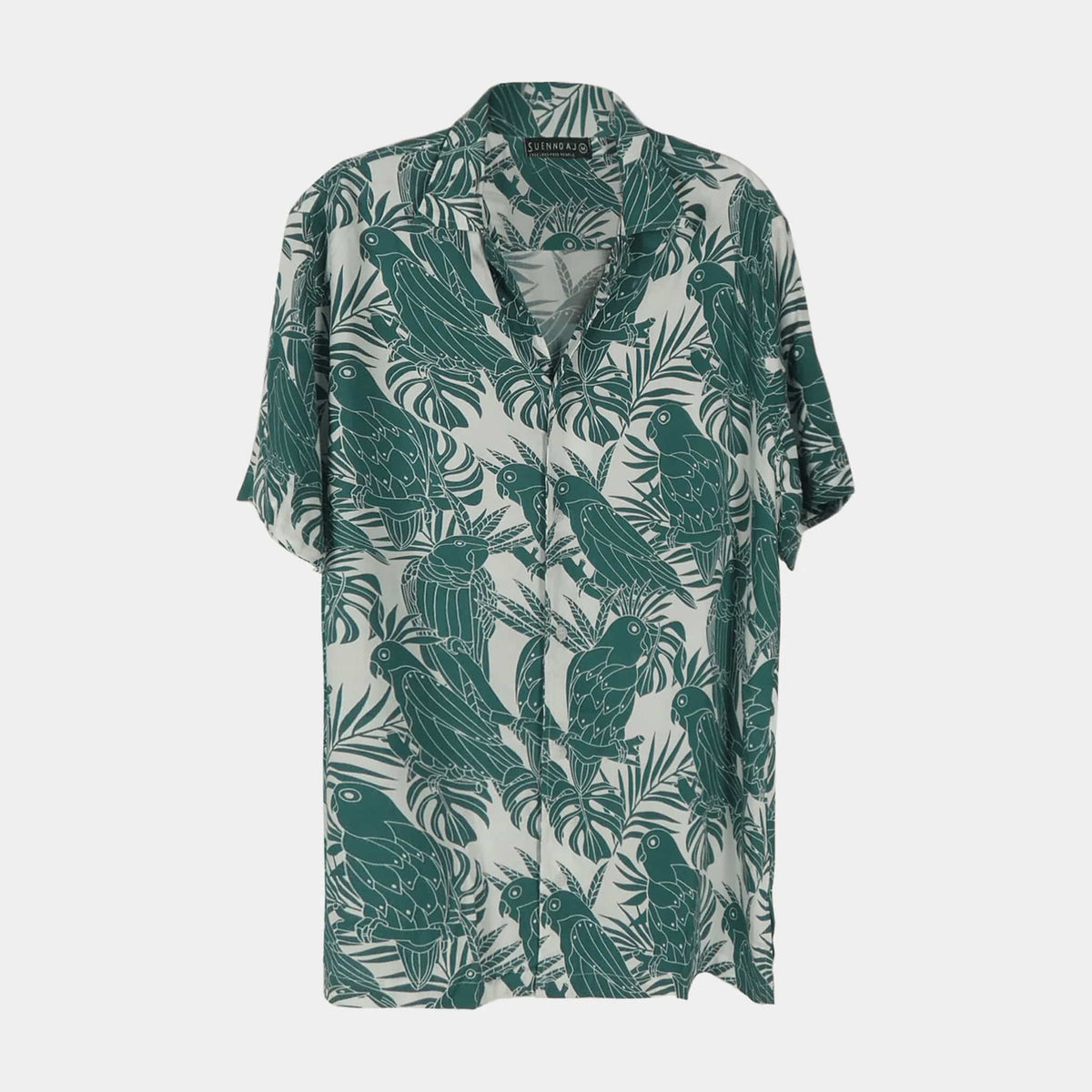 Suen Noaj Suennoaj Mens Elvis Tropical Parrot Suennoaj Mens Elvis Tropical Parrot Splash Swimwear Mens Shirt