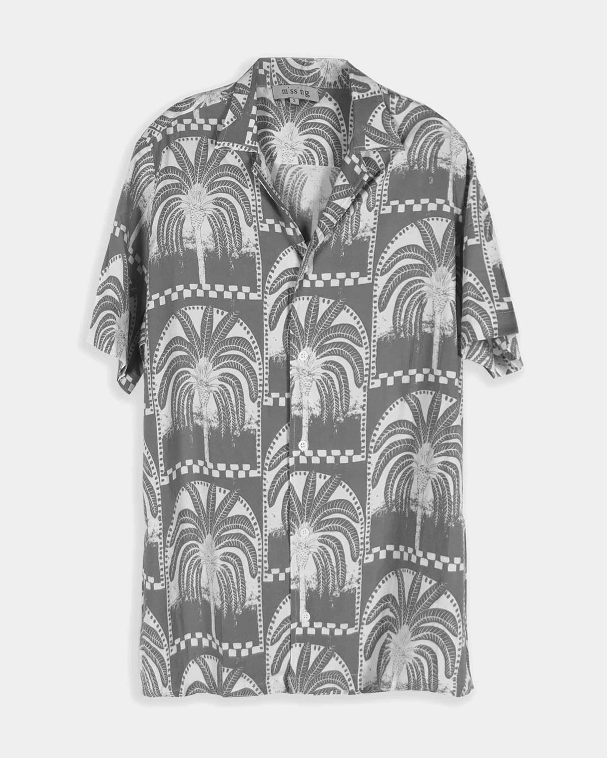 Suen Noaj Suennoaj Mens Shirt Elvis Areca - Grey Suennoaj Mens Shirt Elvis Areca - Grey Splash Swimwear Mens Shirt