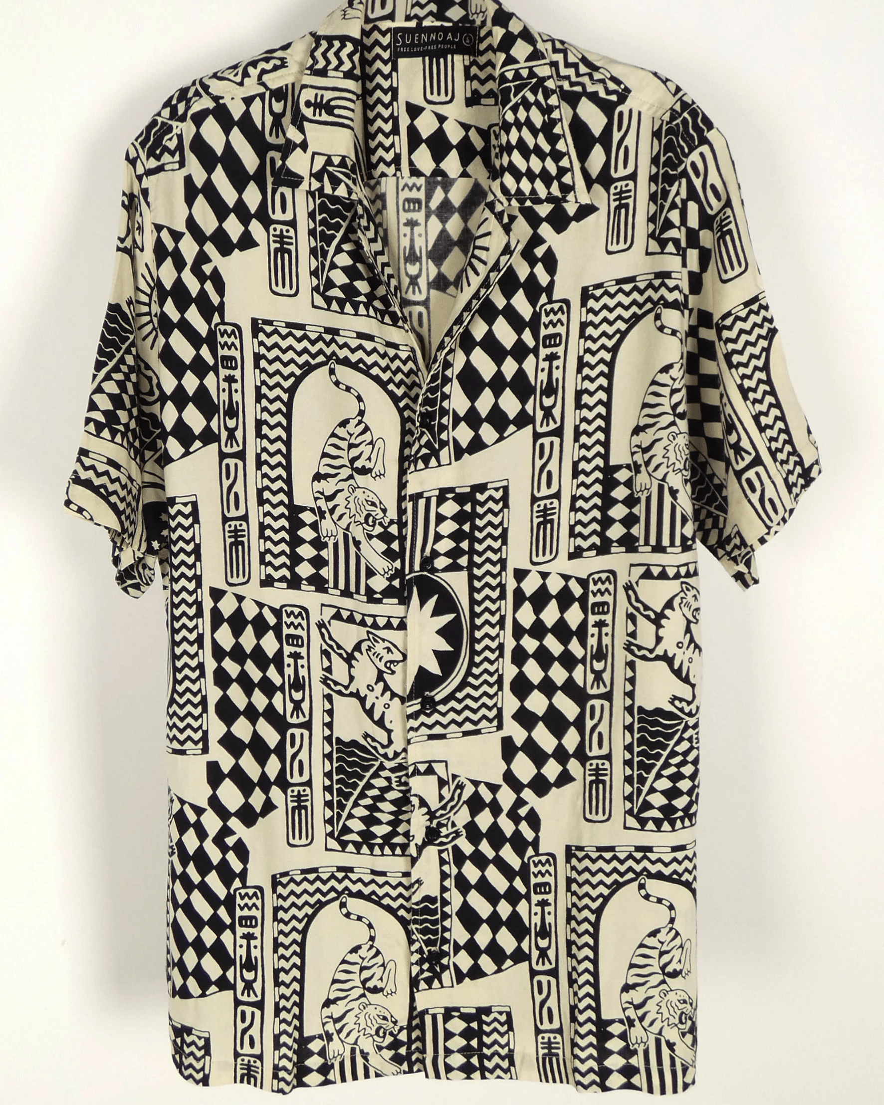 Suen Noaj Sunenoaj Mens Elvis Macan -Cream/Black Sunenoaj Mens Elvis Macan -Cream/Black Splash Swimwear Mens