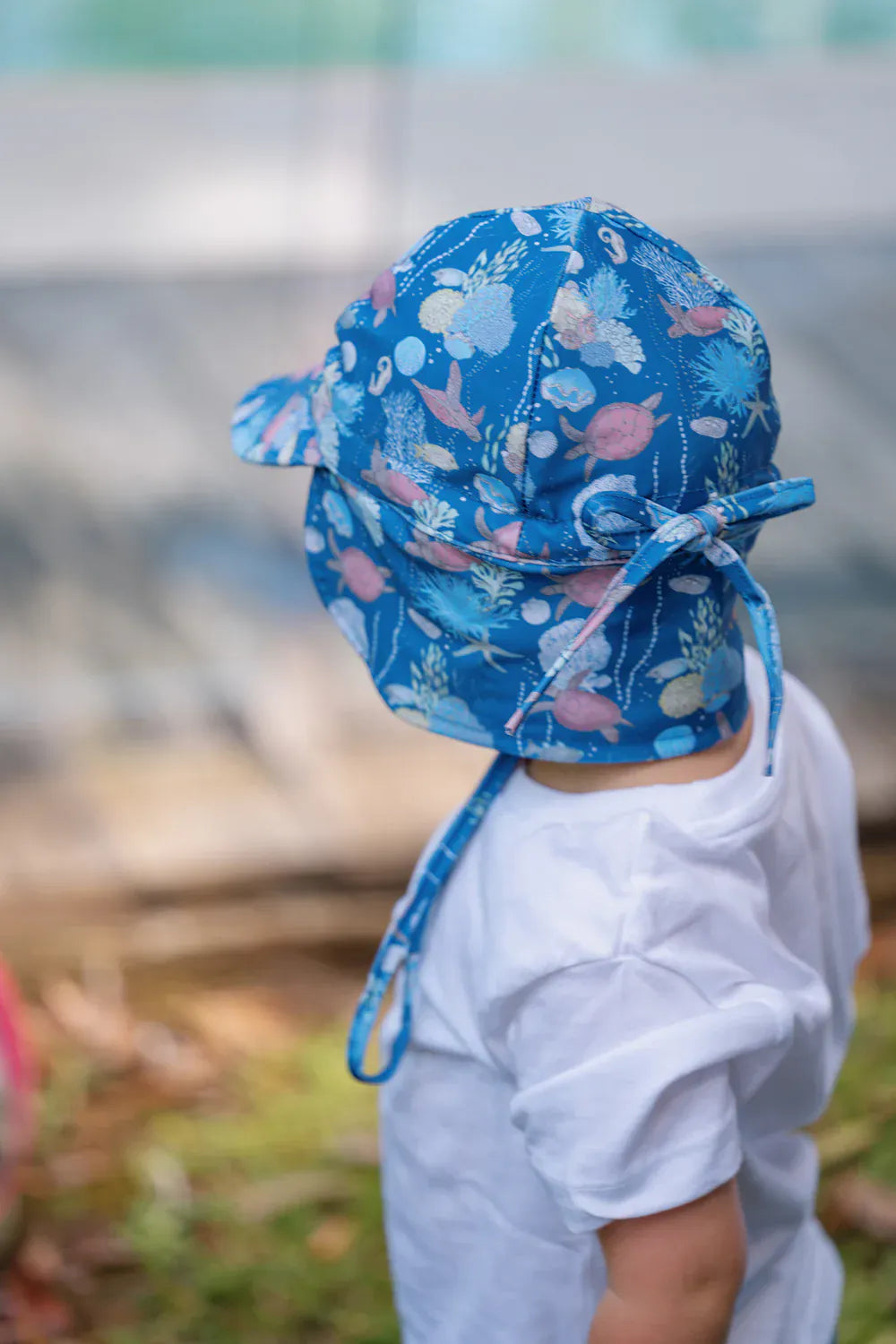 Sundaise Sundaise Brady Turtles Cap Legion Swim - 0-3 Years SH869 Della Panama Flamingo Hat 3-6 Years Splash Swimwear Hats 9347418019110