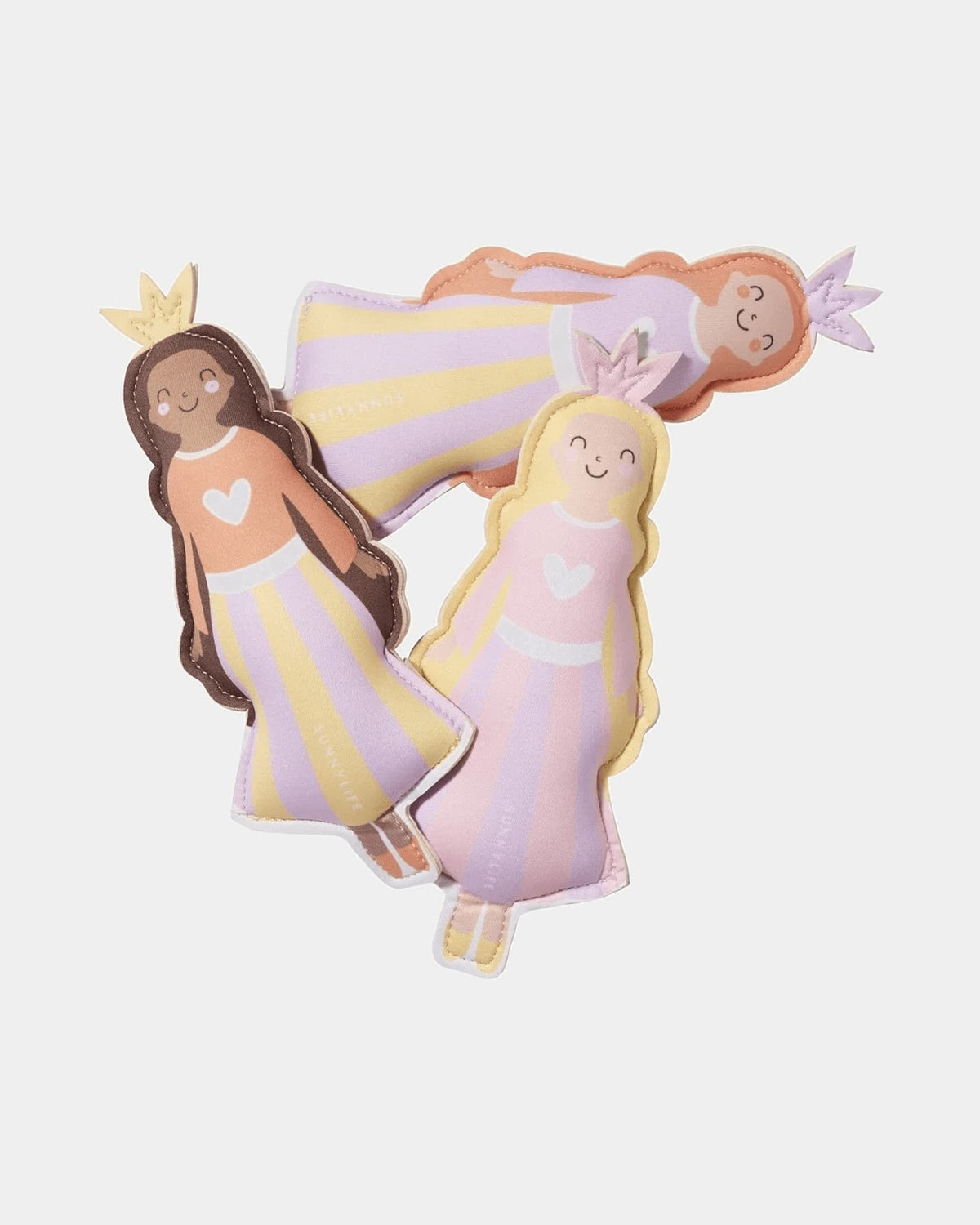 Sunnylife Dive Buddies Set Of 3 -Princess Swan Multi S41DBSWN Dive Buddies Set Of 3 -Princess Swan Multi Splash Swimwear Accessories 9339296066348