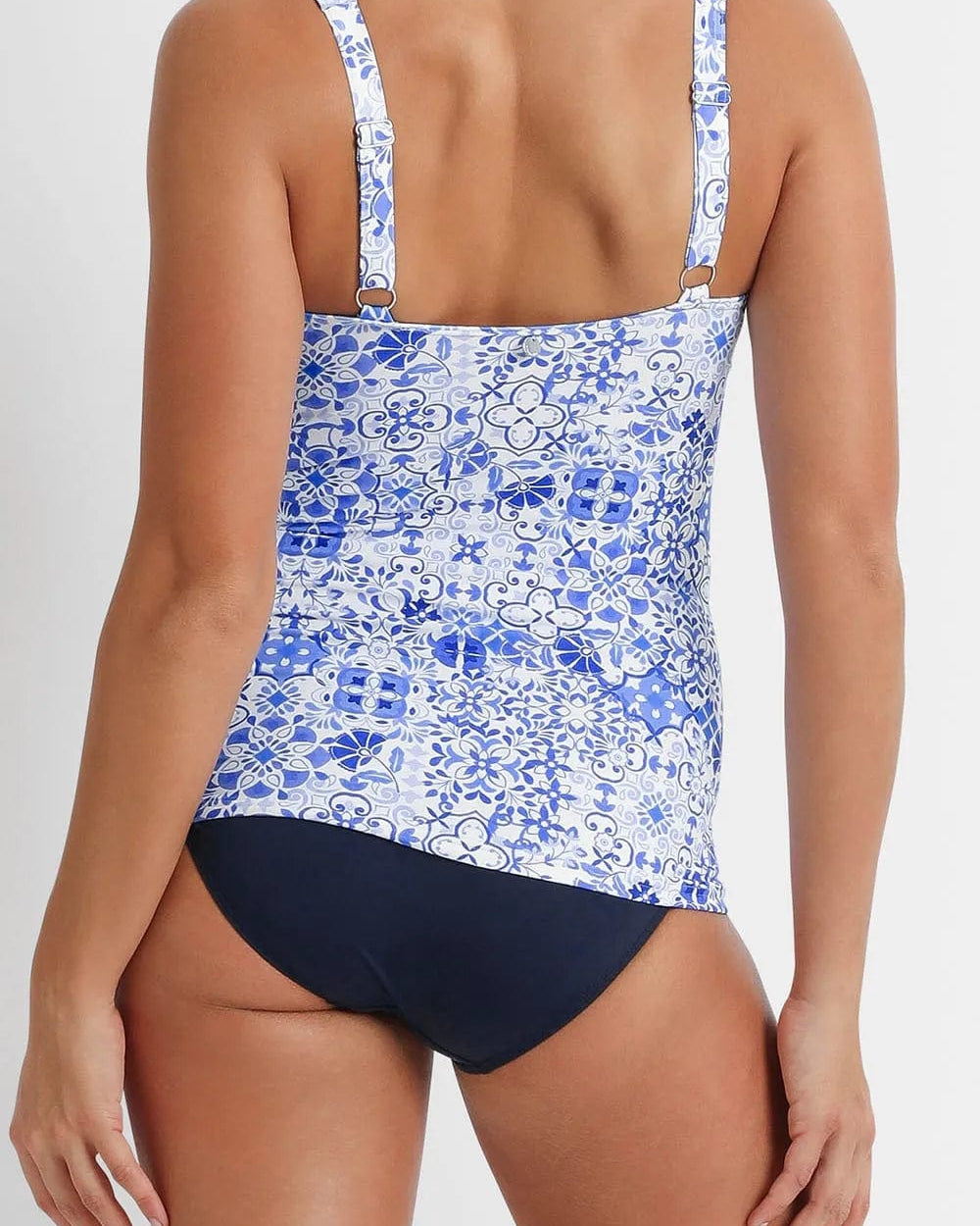 Sunseeker Seville DD/E Twist Ruched Singlet - White Sunseeker Seville DD/E Twist Ruched Singlet - White Splash Swimwear Bikini Tops