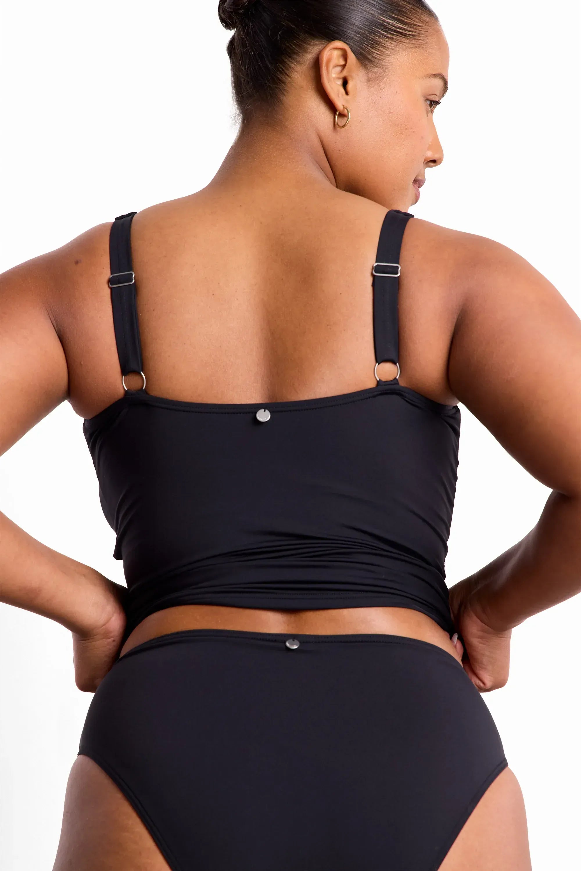 Sunseeker Sunseeker Basix F/G Ruched Minimiser Singlet - Black Sunseeker Basix F/G Ruched Minimiser Singlet - Black Splash Swimwear