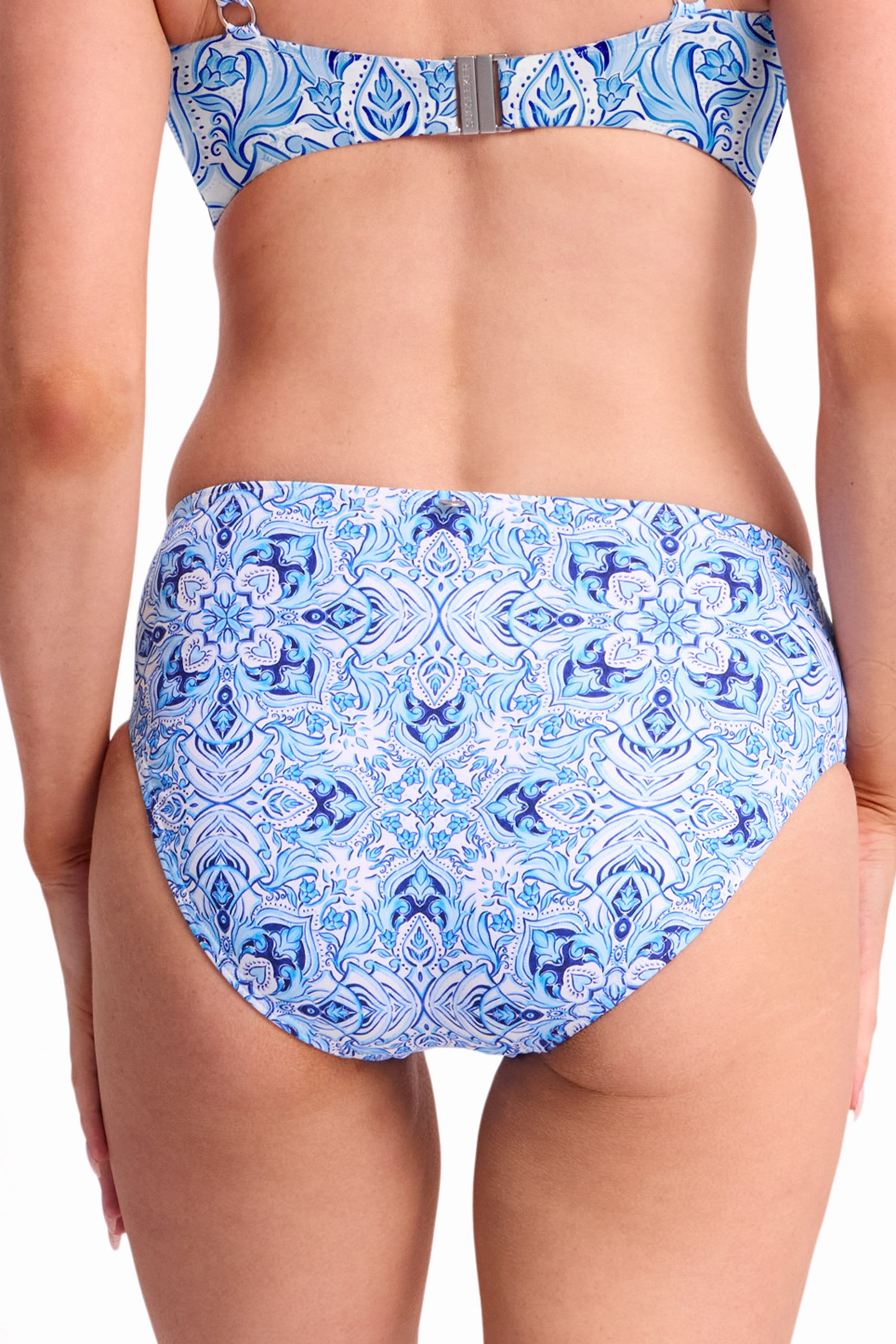 Sunseeker Sunseeker Cowboy Mid Rise Pant - Blue Sunseeker Cowboy Mid Rise Pant - Blue Splash Swimwear Bikini Bottoms