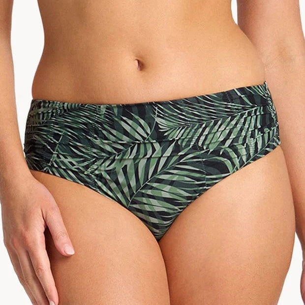 Sunseeker Sunseeker Lombok Ruched Mid Rise Pant - Black Sunseeker Lombok Ruched Mid Rise Pant - Black Splash Swimwear