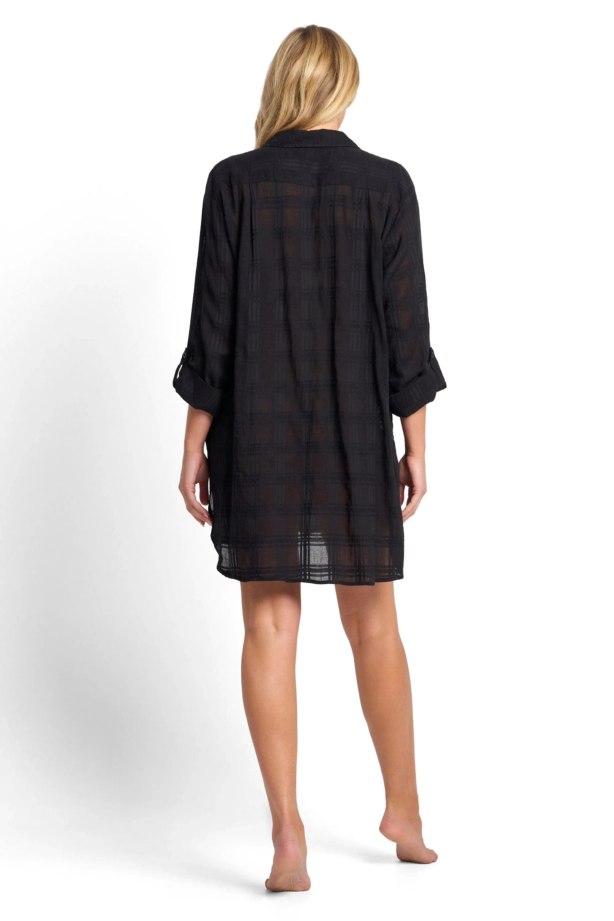 Sunseeker Sunseeker Picnic Painters Shirt - Black Sunseeker Picnic Painters Shirt - Black Splash Swimwear