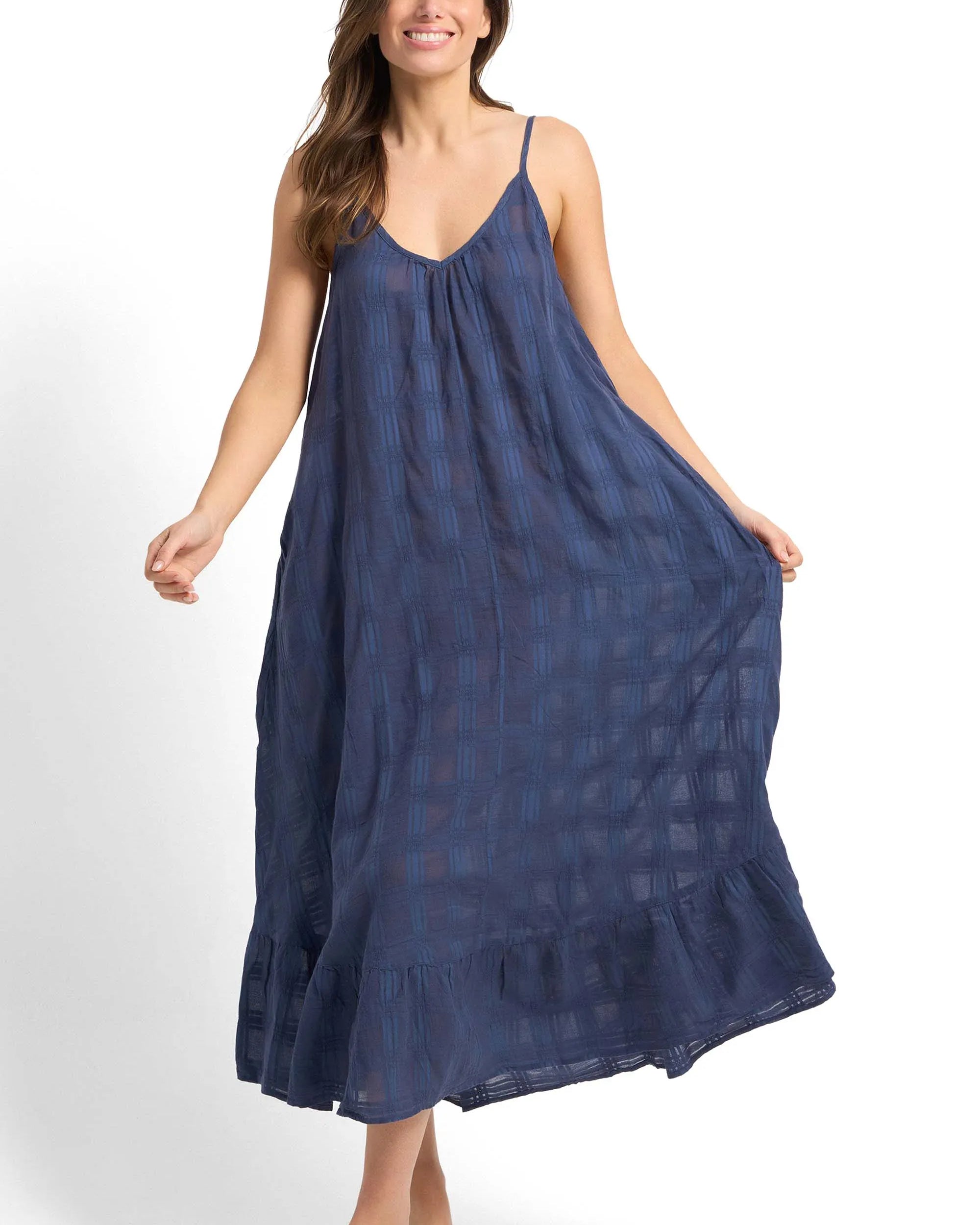 Sunseeker Sunseeker Picnic Scoop Maxi SS92123 Sunseeker Picnic Soft Maxi Dress | Sunseeker Splash Swimwear General Midnight / XS 9313513526051