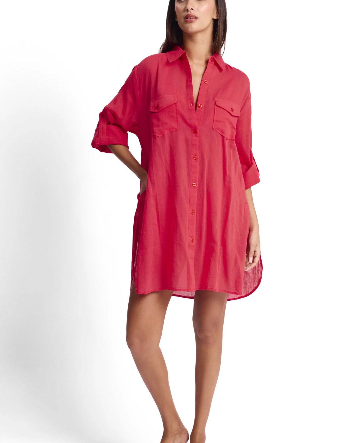 Sunseeker Sunseeker Resort Button Through Shirt Sunseeker Resort Button Through Shirt | Sunseeker Splash Swimwear Tops