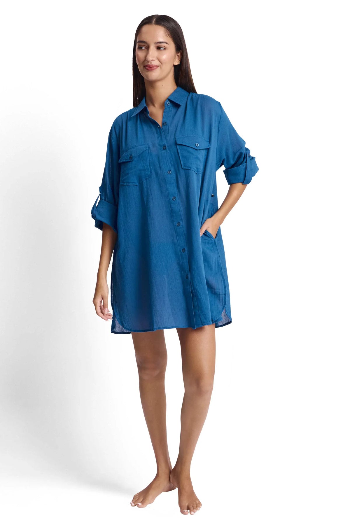 Sunseeker Sunseeker Resort Button Through Shirt Sunseeker Resort Button Through Shirt | Sunseeker Splash Swimwear Tops