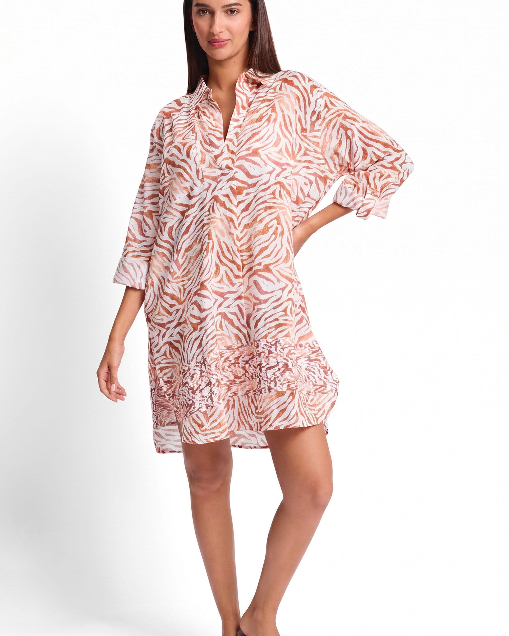 Sunseeker Sunseeker Rodeo Pintuck Painter Shirt Sunseeker Rodeo Pintuck Painter Shirt Splash Swimwear